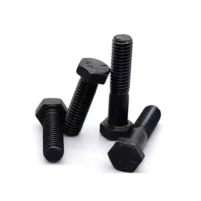 Bulloni esagonali zincati in acciaio al carbonio Din933